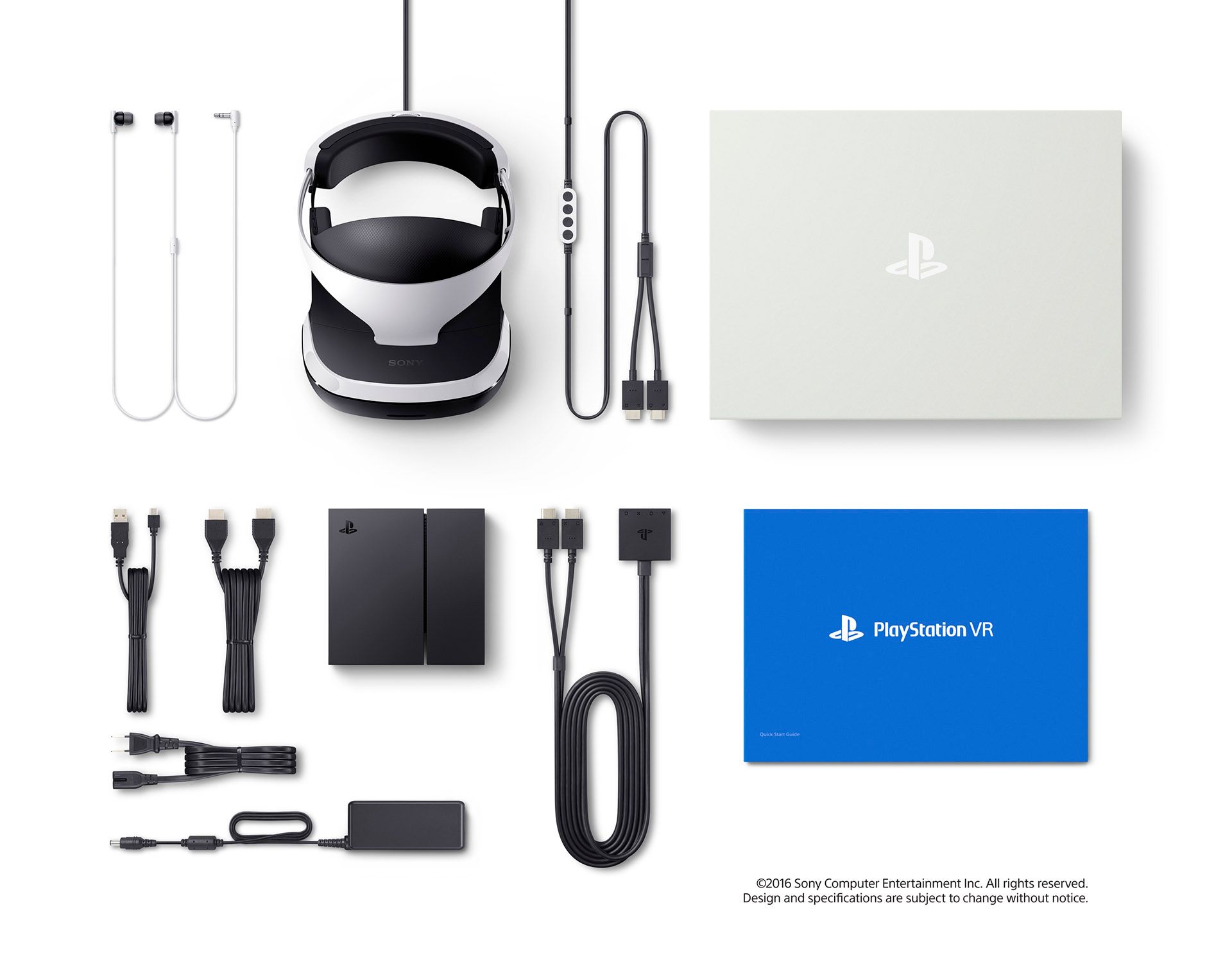 PlayStation VR Components and Wires