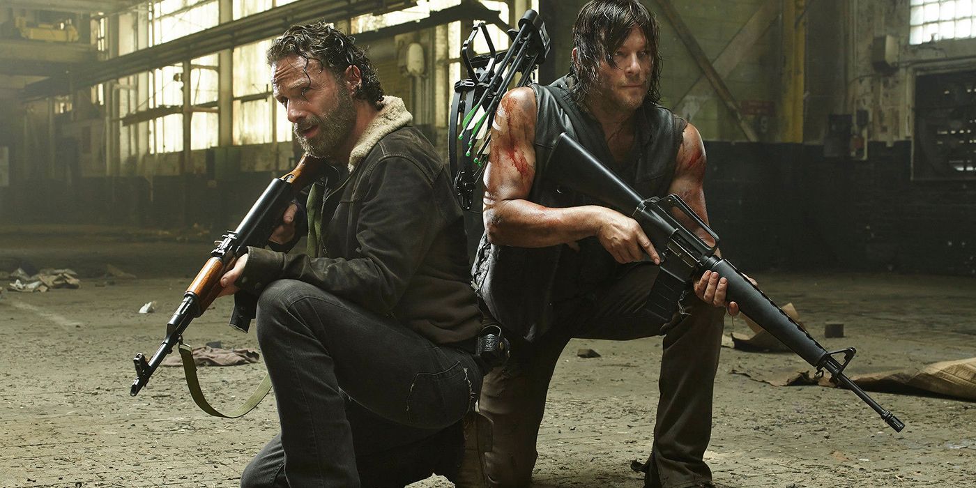 Rick and Daryl in Walking Dead