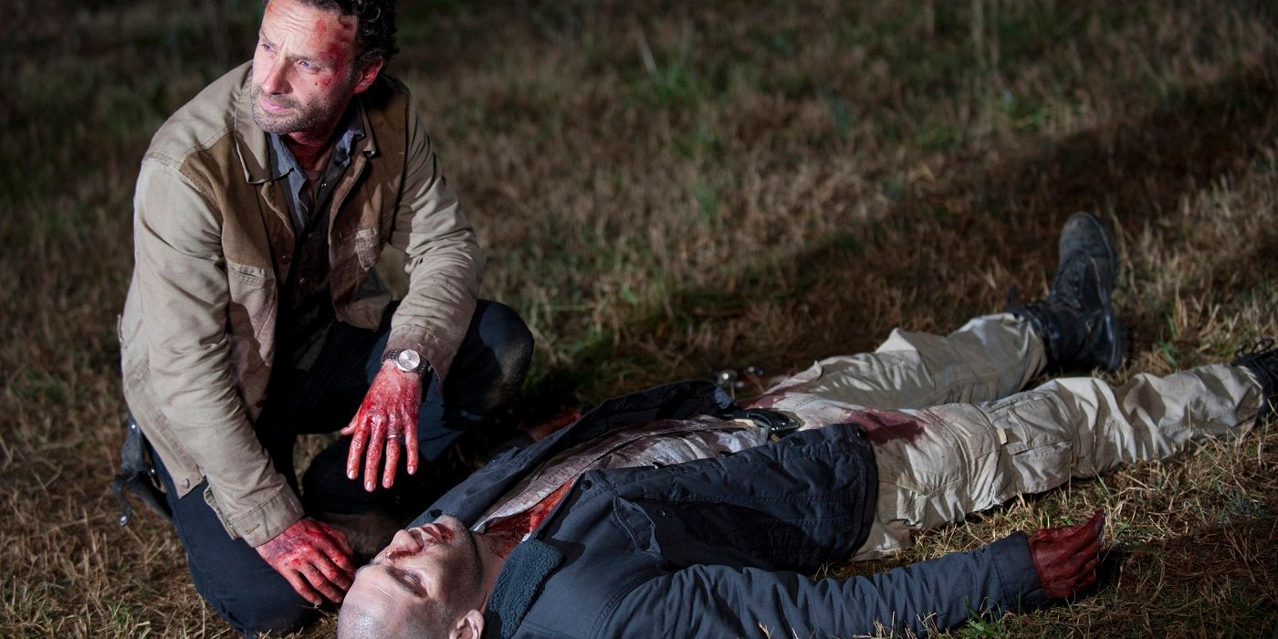 Rick kills Shane in The Walking Dead