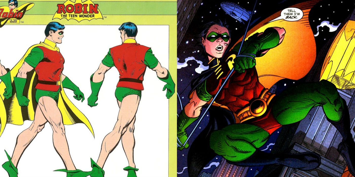 Robin costume change