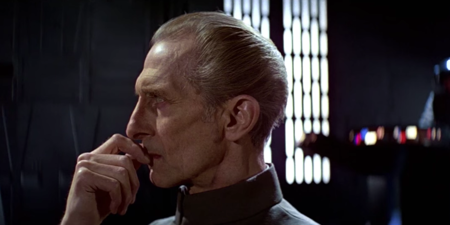 Tarkin on the Death Star just before its destruction