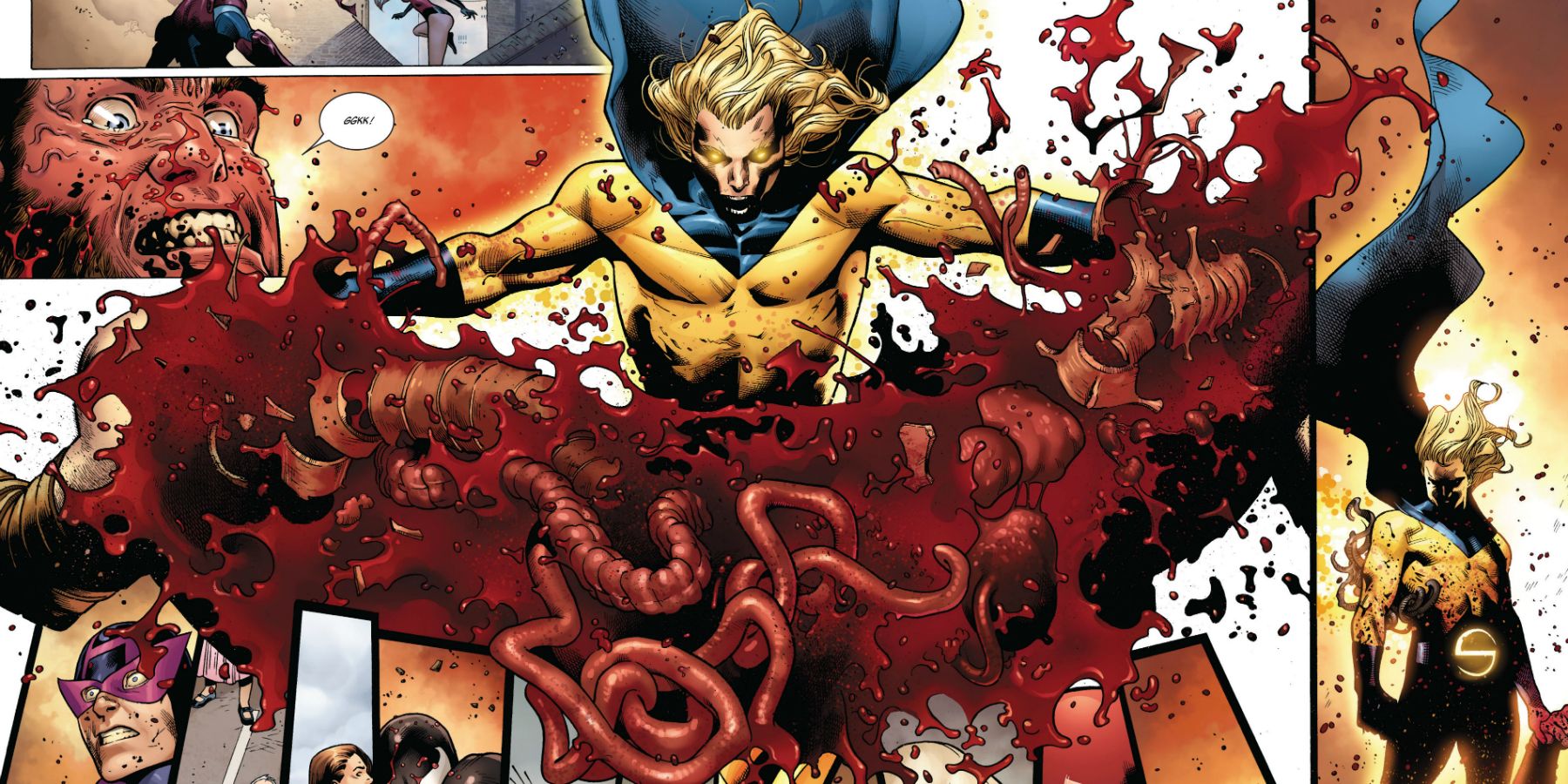 Sentry kills Ares in Marvel's Siege