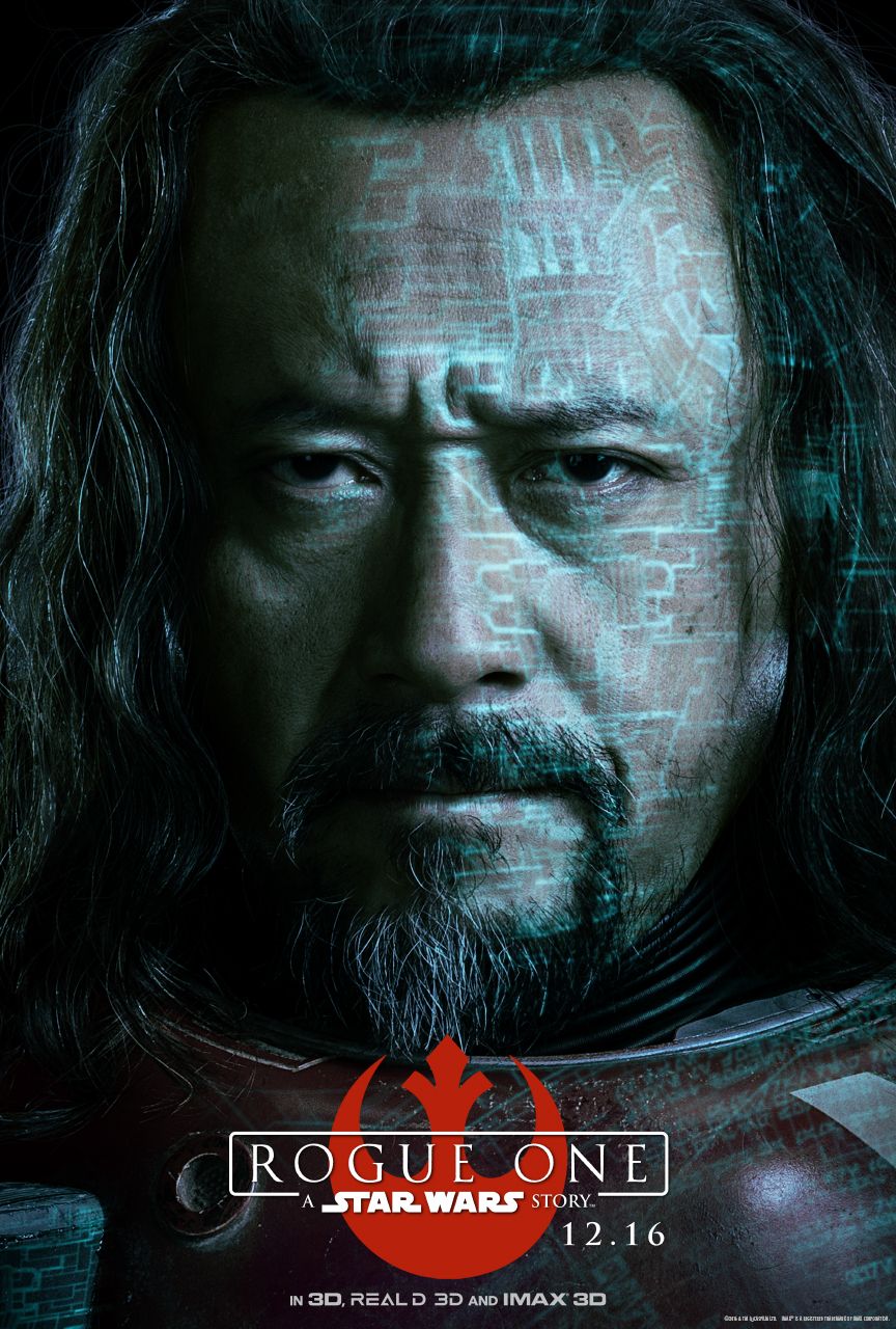 Star Wars Rogue One - Baze Malbus character poster