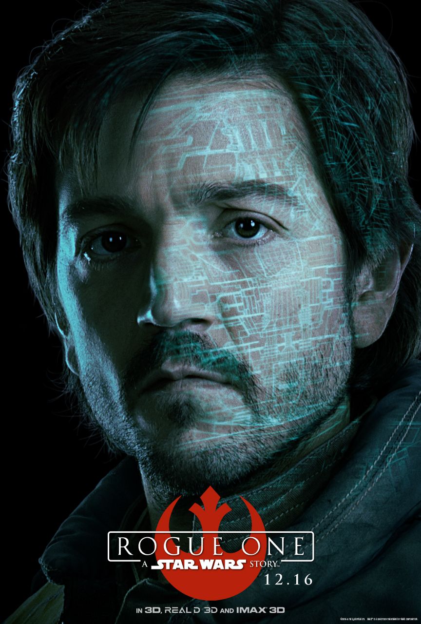 Star Wars Rogue One - Cassian Andor character poster