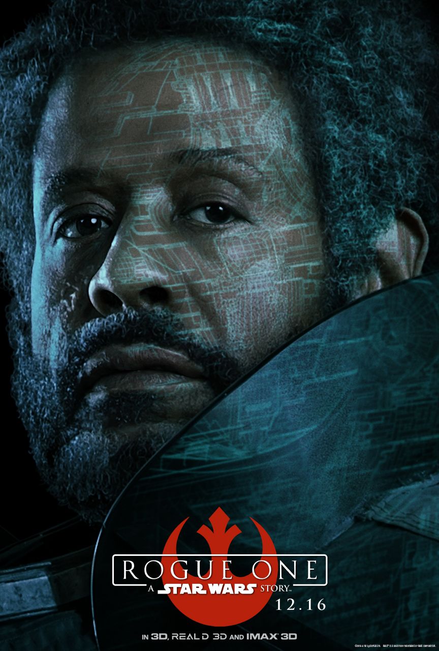 Star Wars Rogue One - Saw Gerrera character poster
