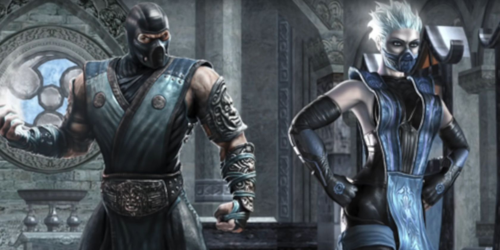 Sub-Zero and Frost in Mortal Kombat