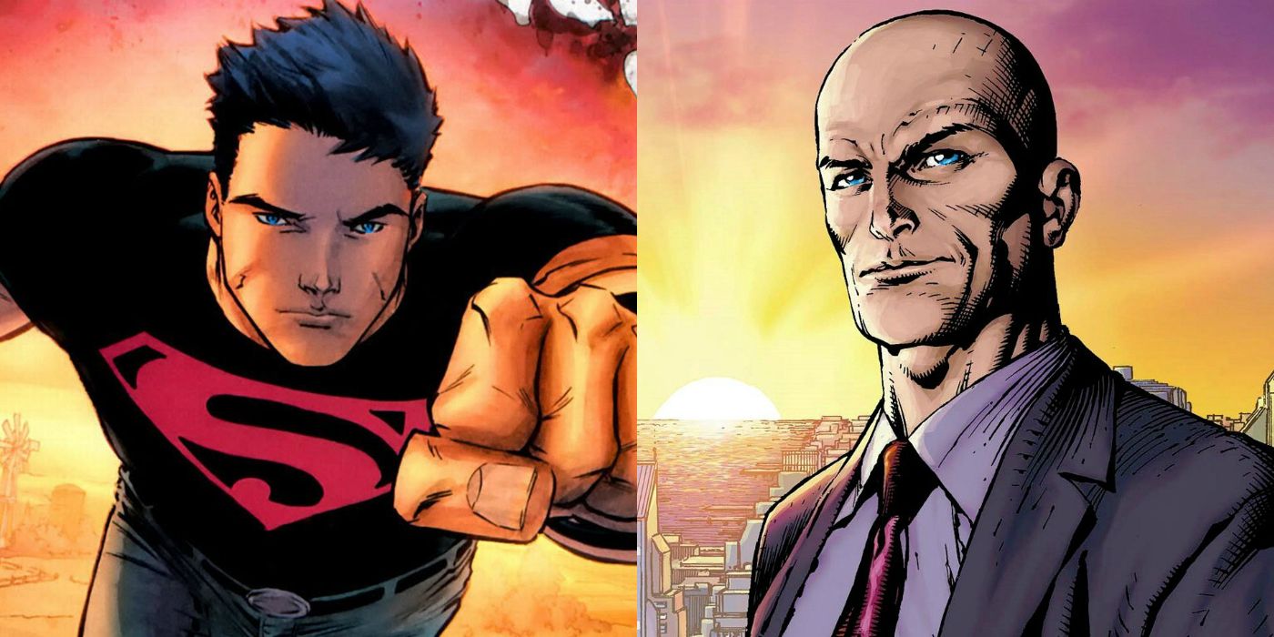 Superboy and Lex Luthor