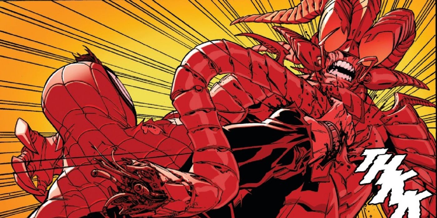 Superior Spider-Man attacks Alistair Smythe