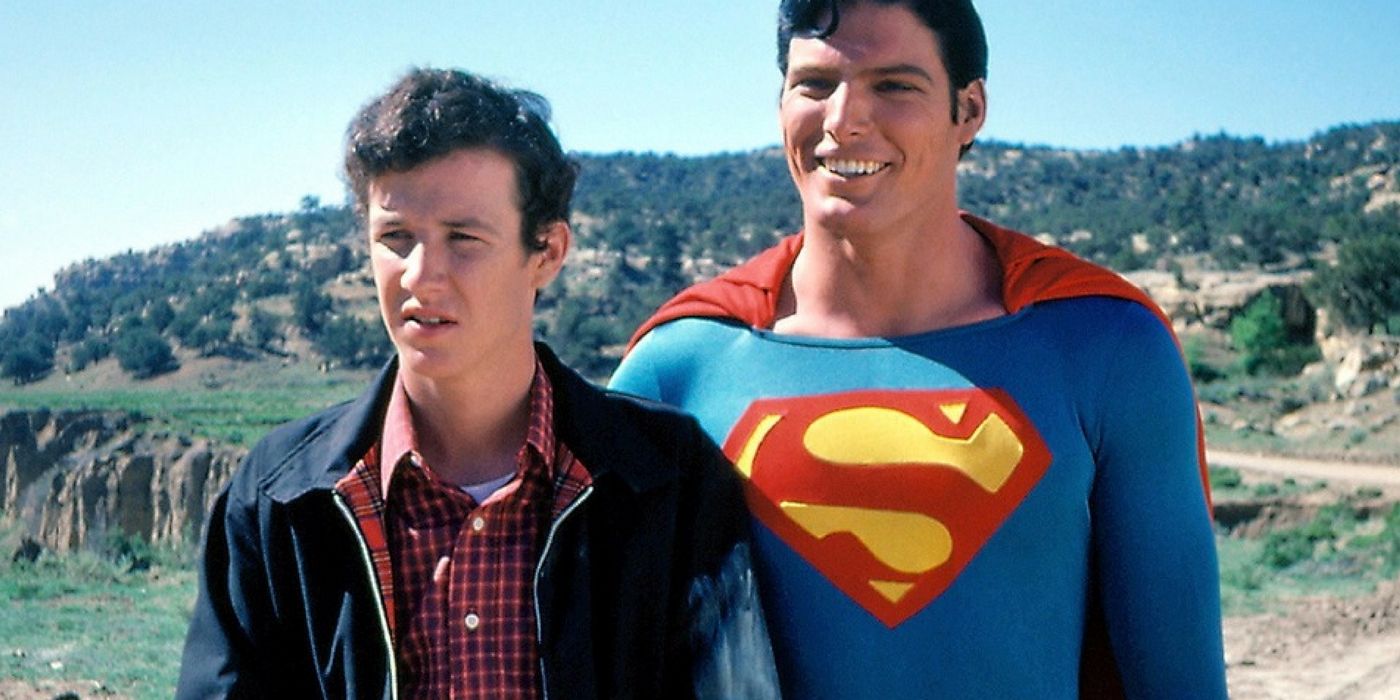 Superman The Movie - Marc McClure as Jimmy Olsen and Christopher Reeve