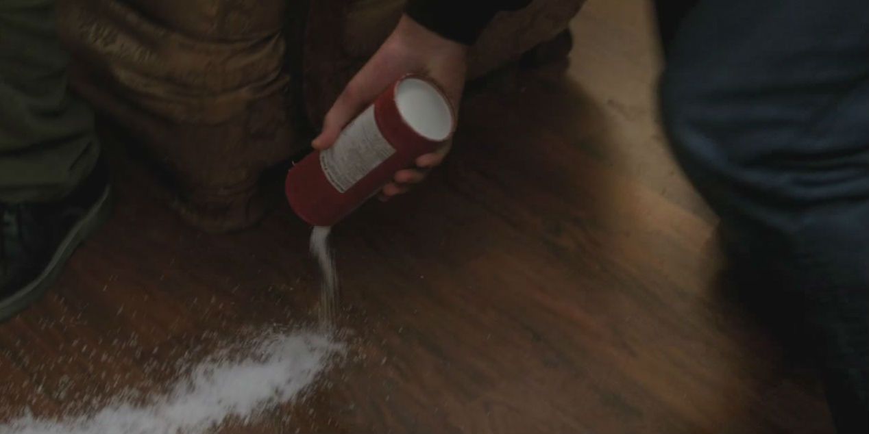 Salt placed in to stop spirits in Supernatural