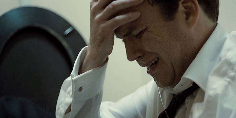 Rory Kinnear as PM Callow crying in Black Mirror The National Anthem