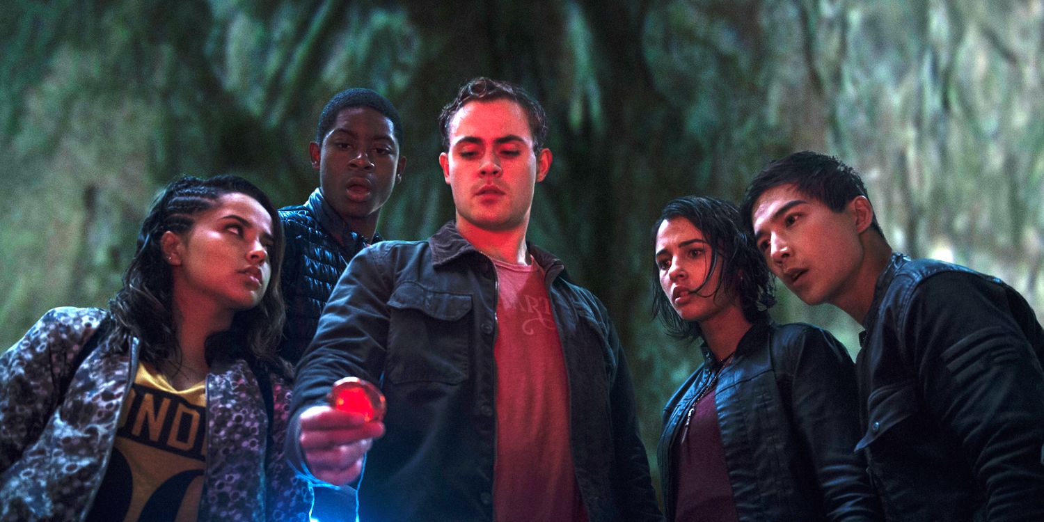 The cast of The Power Rangers Movie