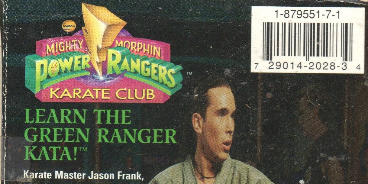 The Official Mighty Morphin PowerRangers Karate Club Level 1 VHSBackCover