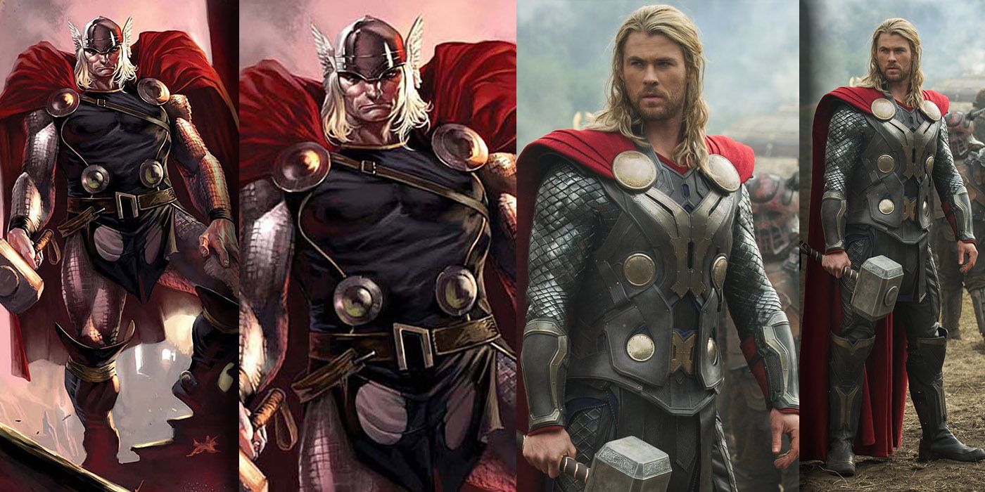 Thor costume - Comic vs Movie
