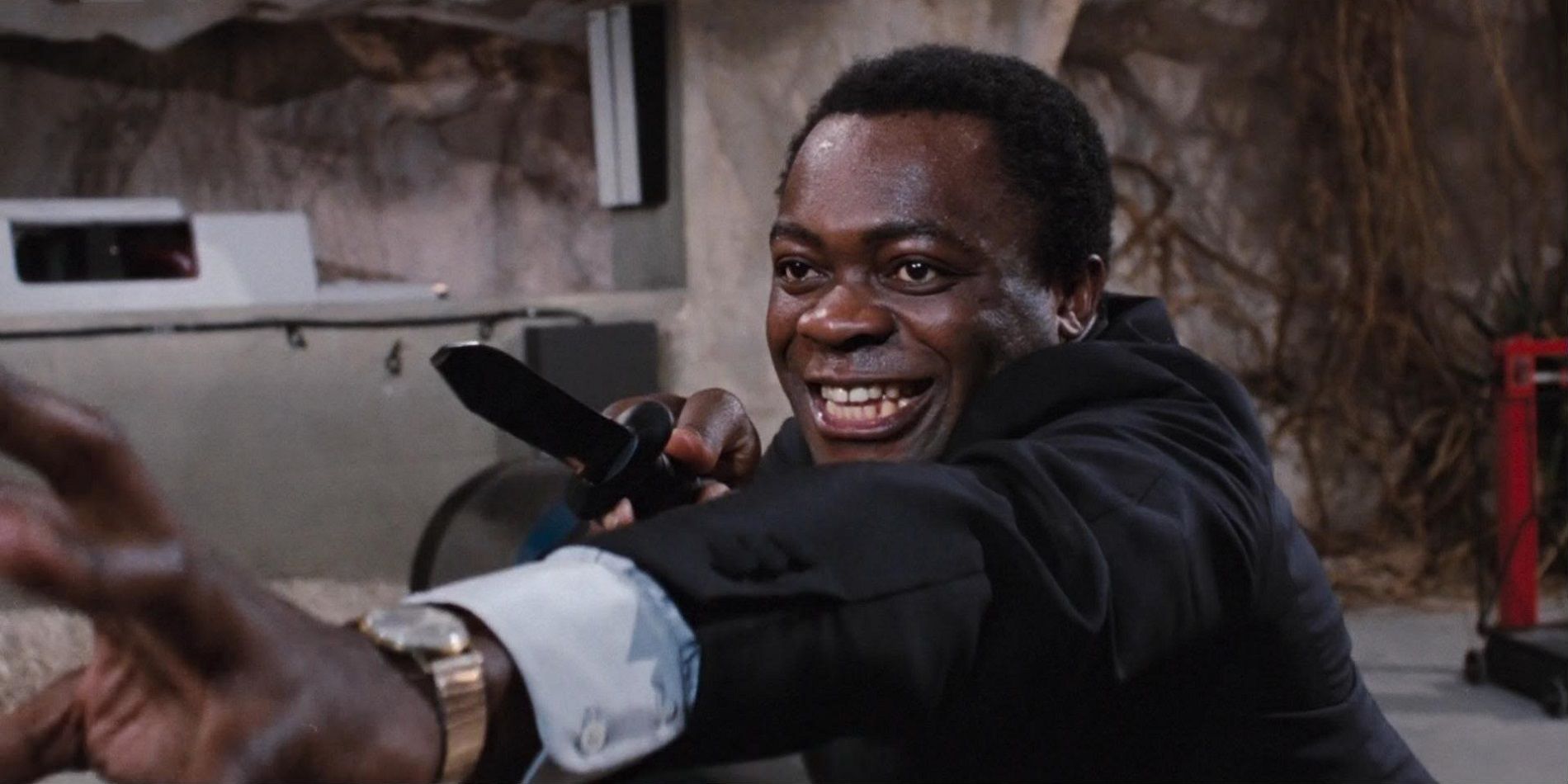 Yaphet Kotto in his lair in Live and Let Die