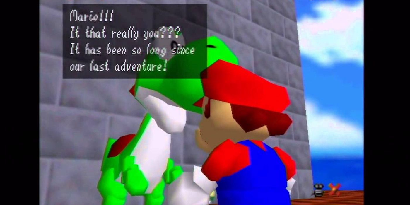 Yoshi Human Speech to Mario
