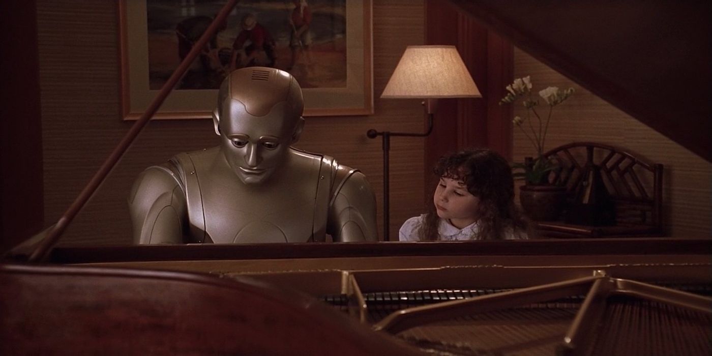 Andrew plays the piano in Bicentennial Man