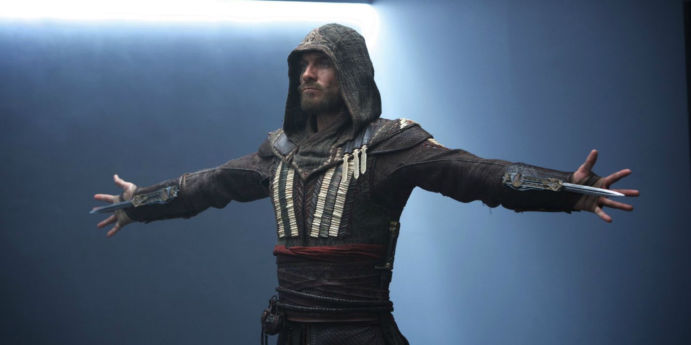 Cal stands in a blue room in Assassin's Creed