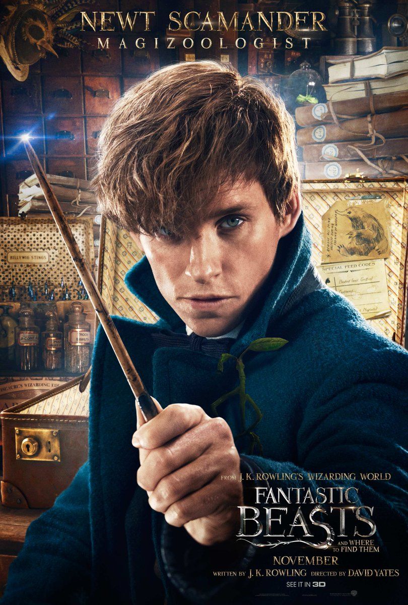 Fantastic Beasts Poster - Newt Scamander (Eddie Redmayne)