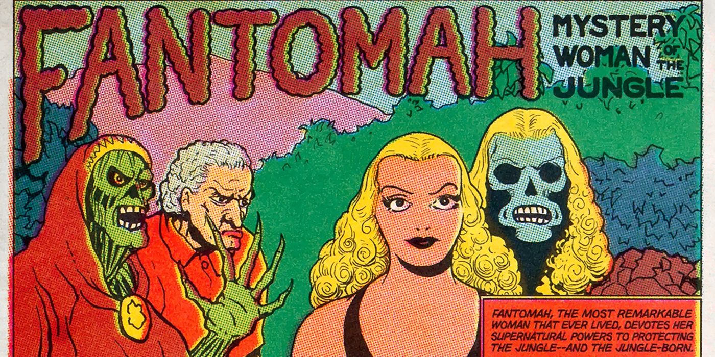 Fantomah, mujer misteriosa de la jungla página inicial