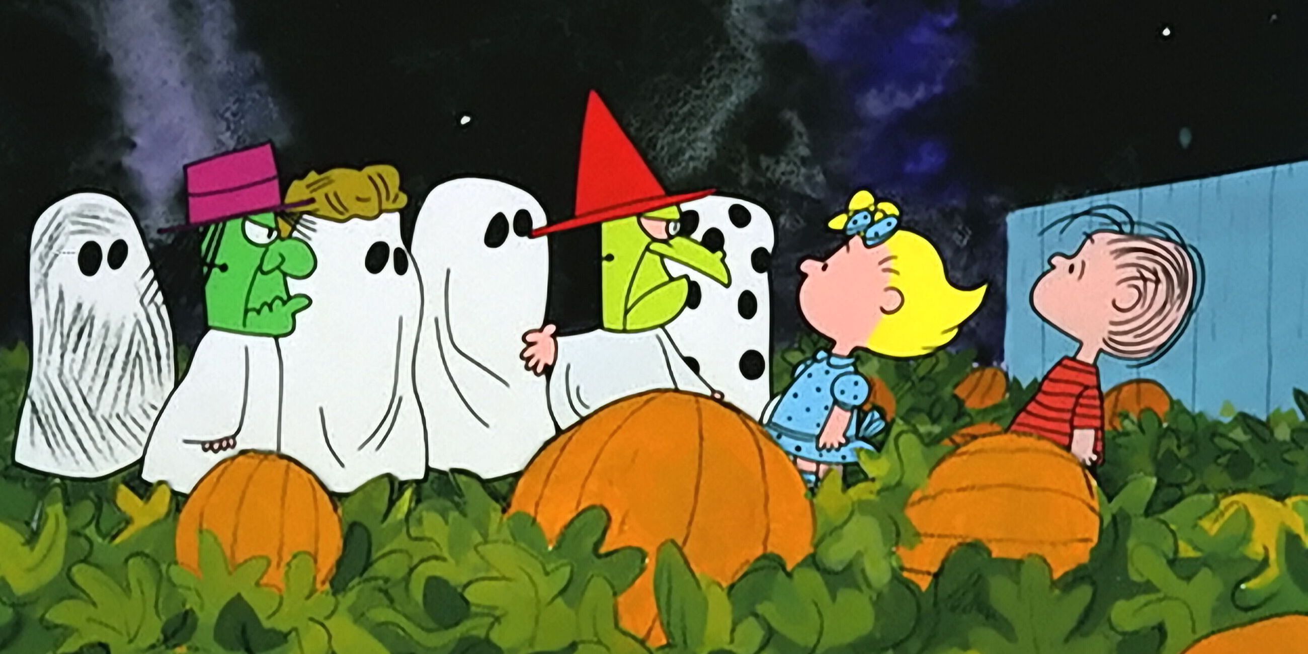 Scene with all the gang in It’s the Great Pumpkin, Charlie Brown