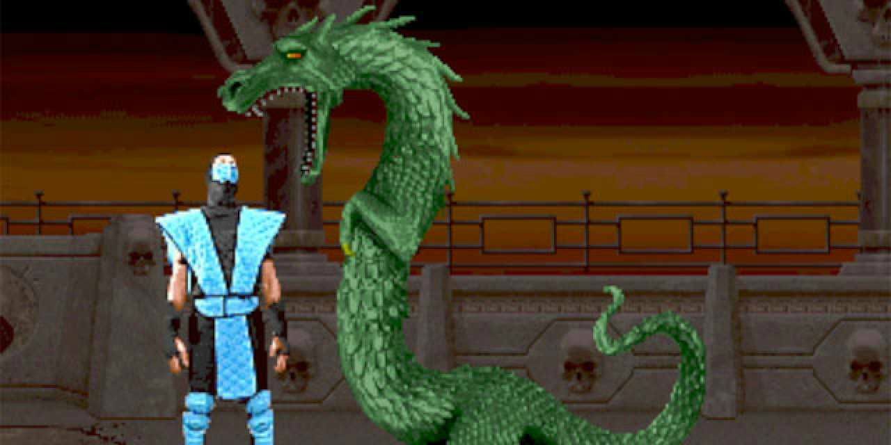 Liu Kang's Dragon Fatality in Mortal Kombat