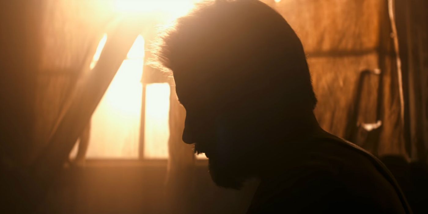 Logan trailer - Hugh Jackman silhouette