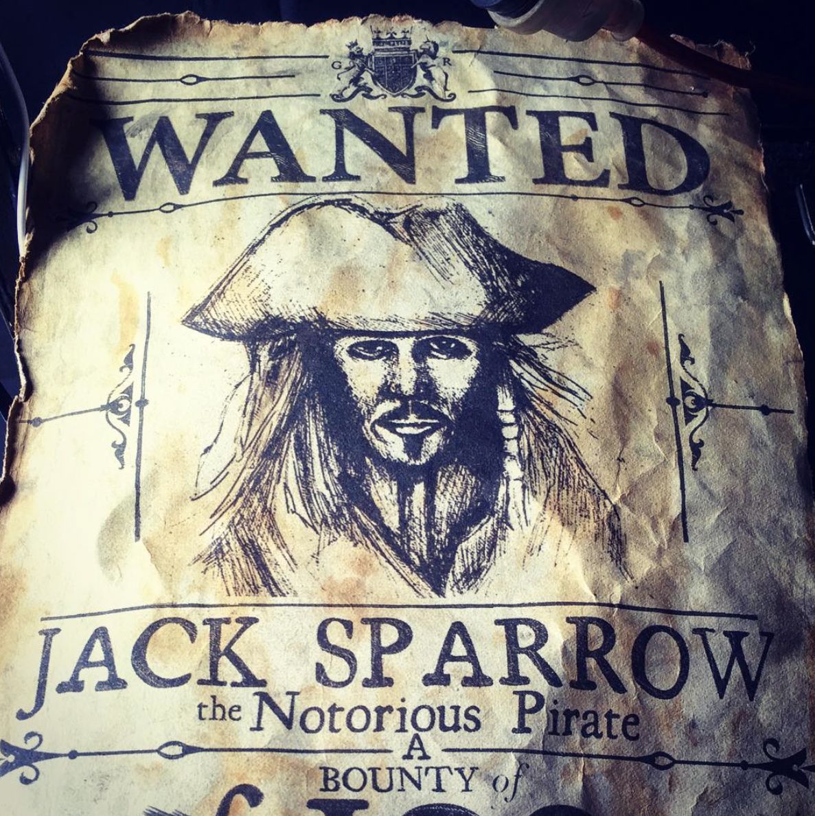 Pirates of the Caribbean: Dead Men Tell No Tales - Wanted poster