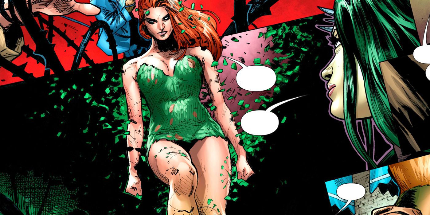 Poison Ivy with white skin