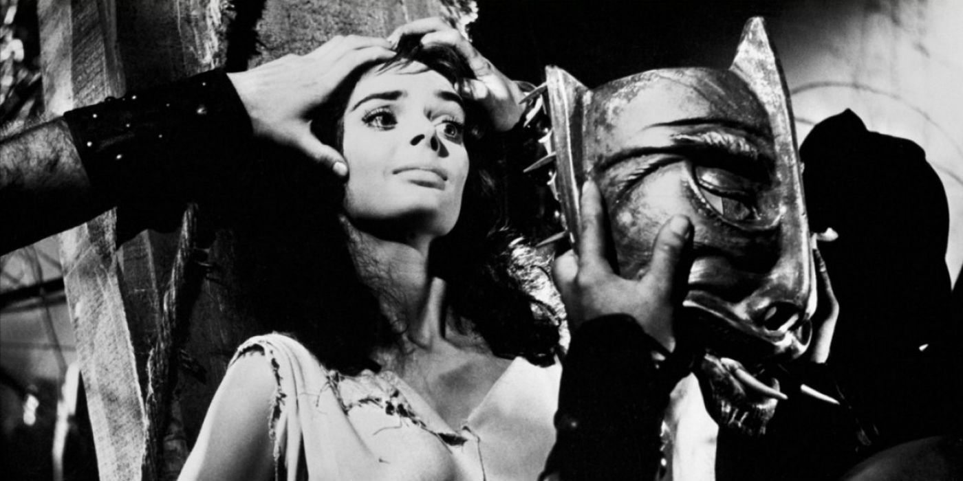 princess asa vajda is forced into an iron mask from Black Sunday