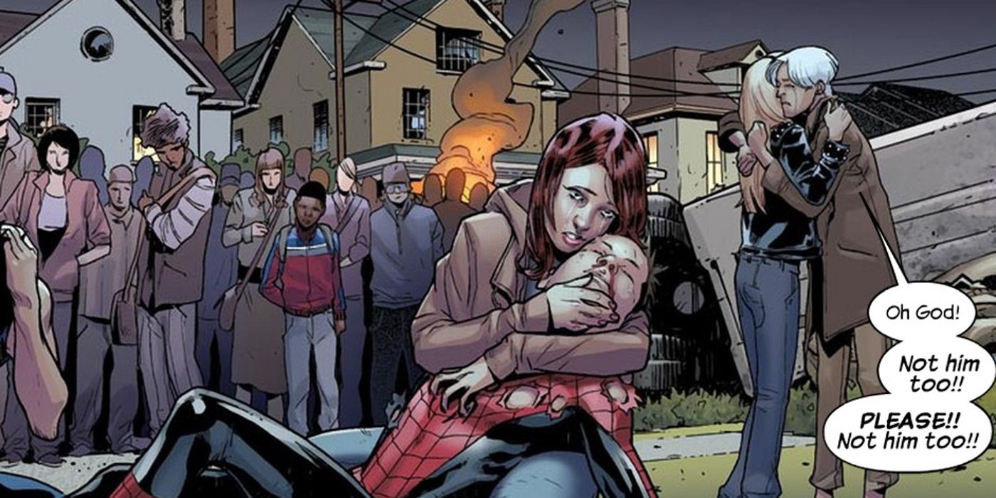 Peter Parker dies in Ultimate Spider-Man #160