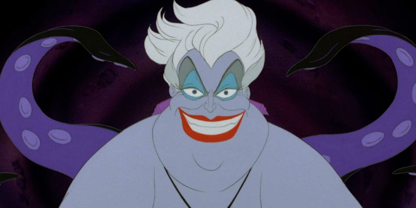 Ursula smiles in The Little Mermaid