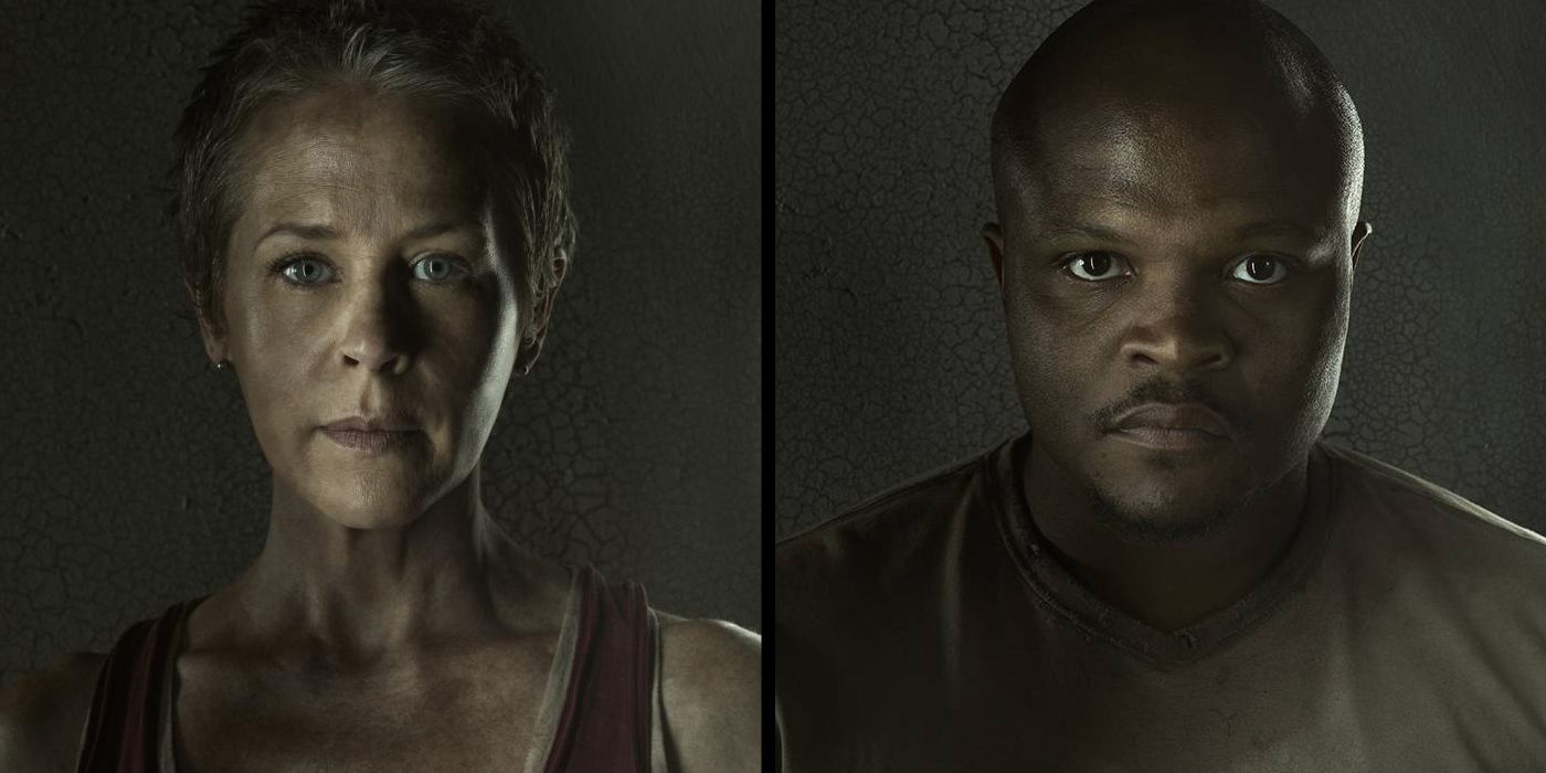 Carol and T-Dog death swap on The Walking Dead