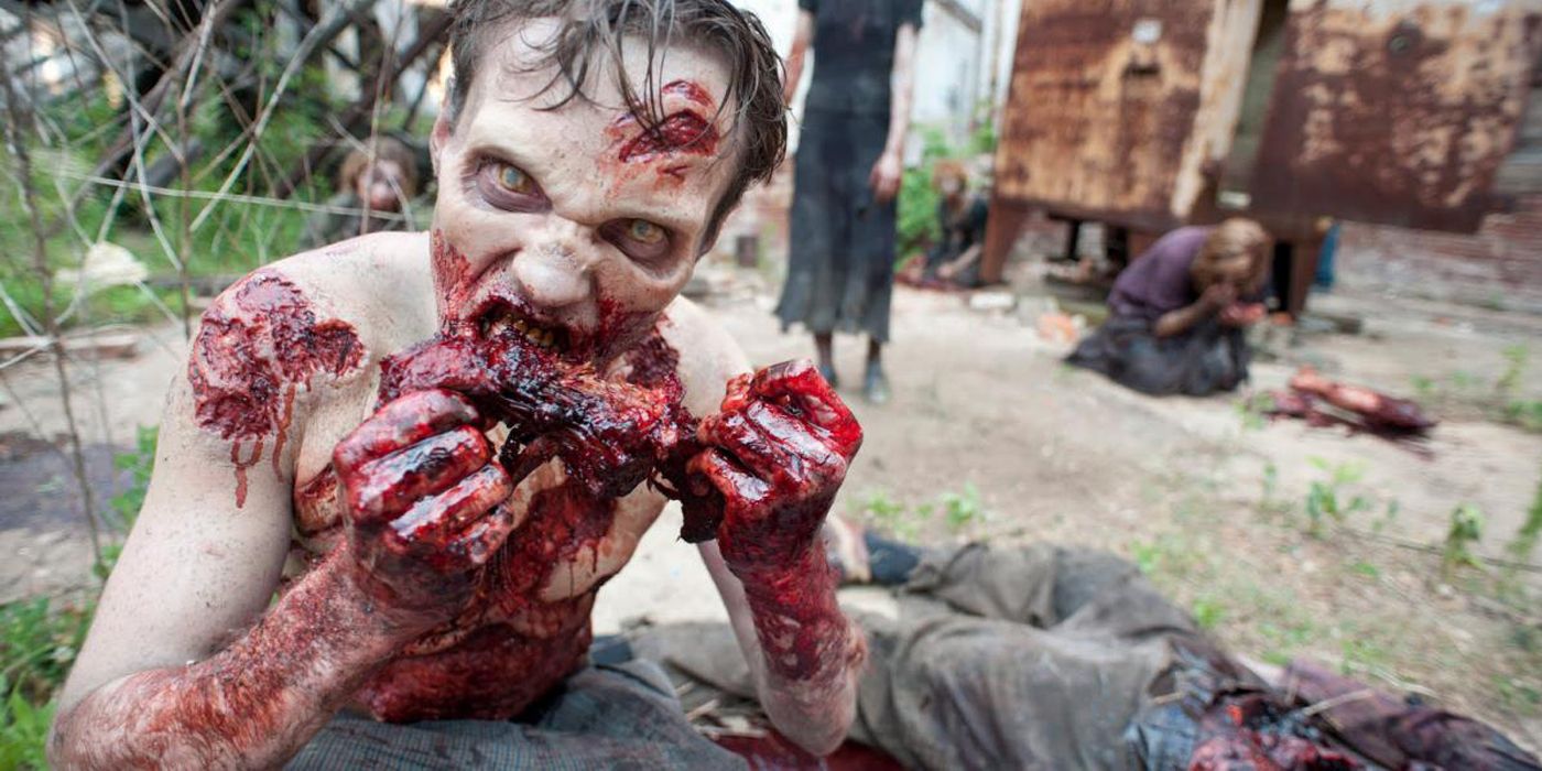 Walking Dead Zombie Eating