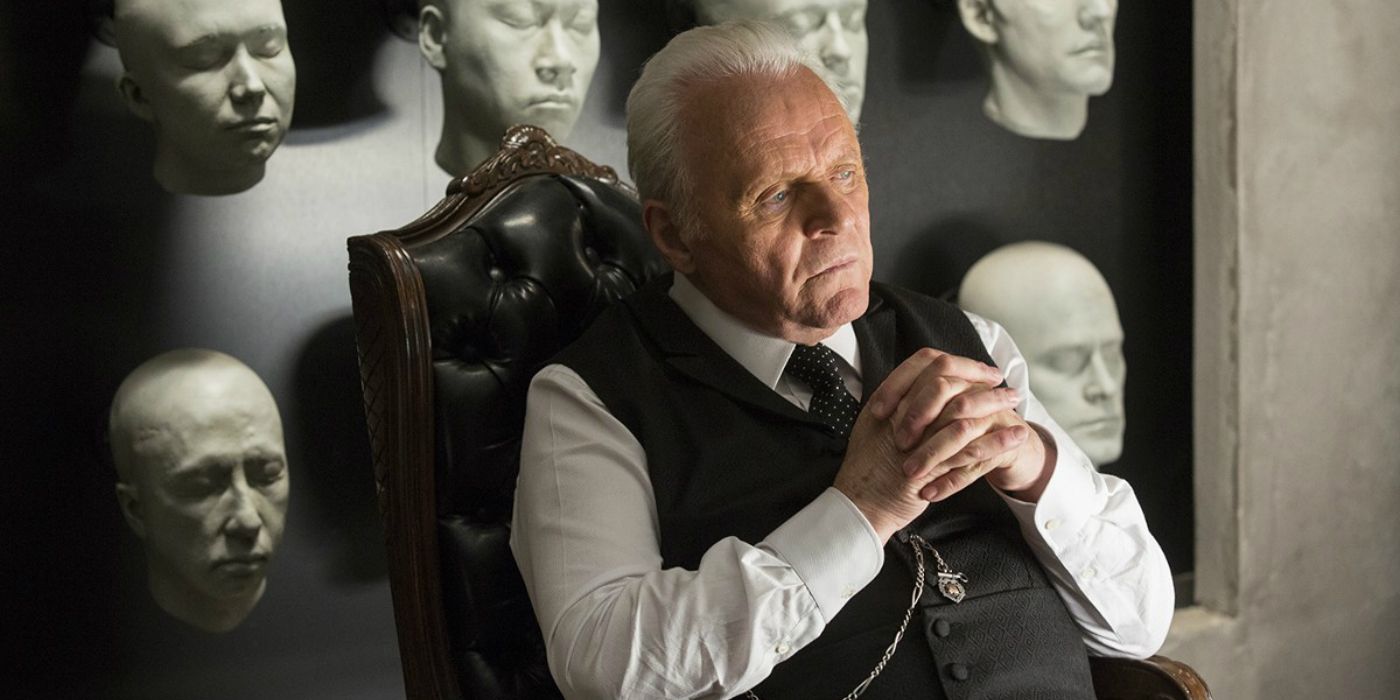 Westworld - Anthony Hopkins and faces
