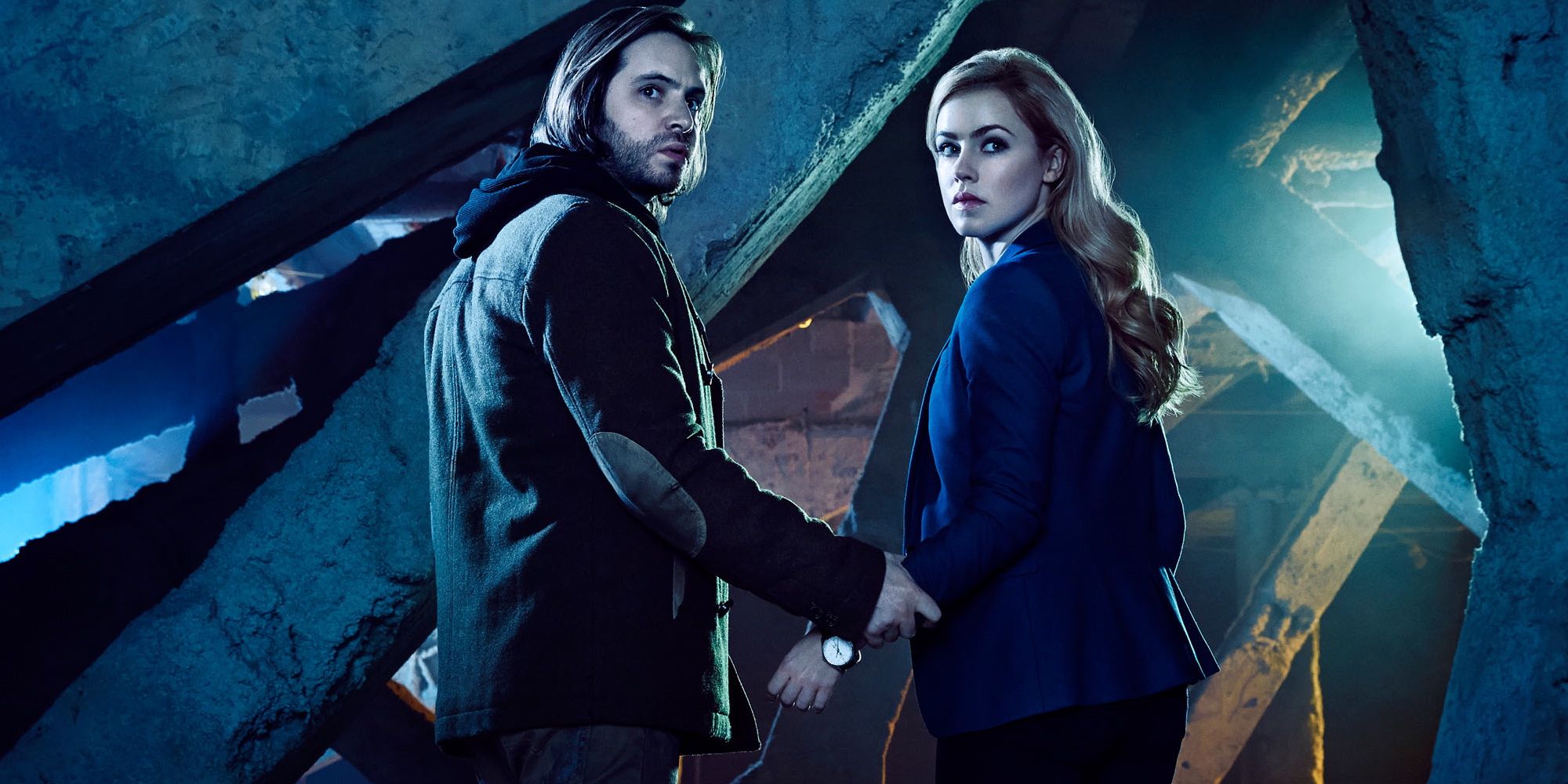 James and Cassie in 12 Monkeys on Syfy.