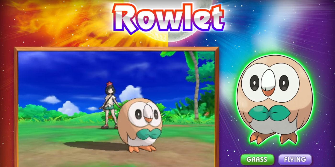 Rowlet, from the Pokemon SM debut trailer