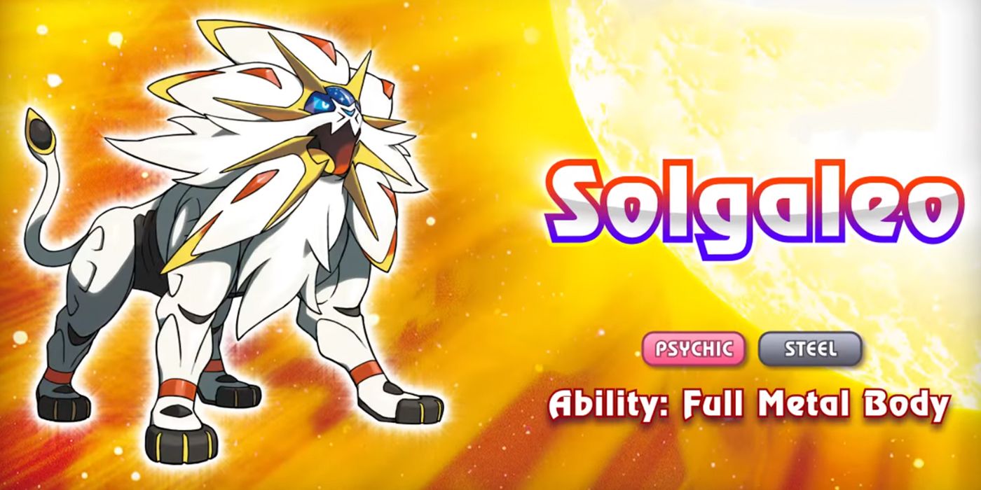 Solgaleo, from the Pokemon SM Legendaries trailer