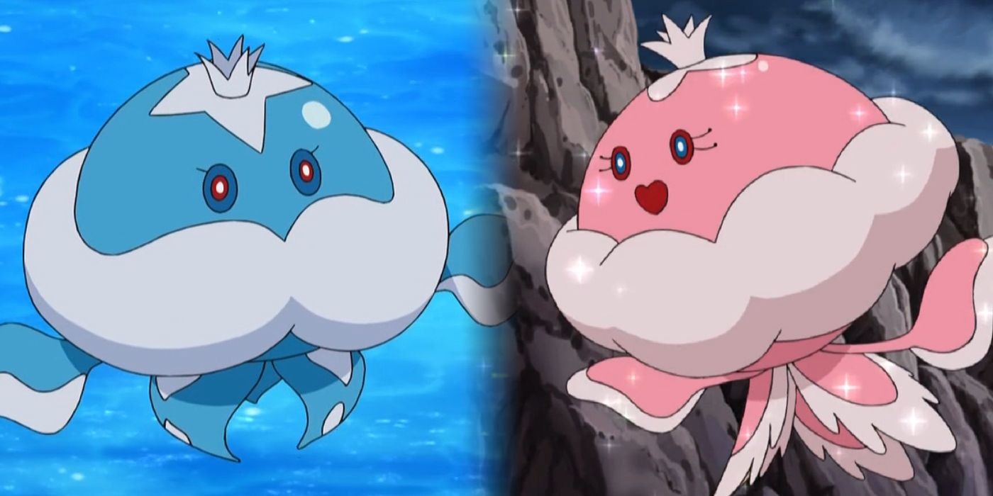 A pair of Jellicent, as seen in Pokemon Black & White