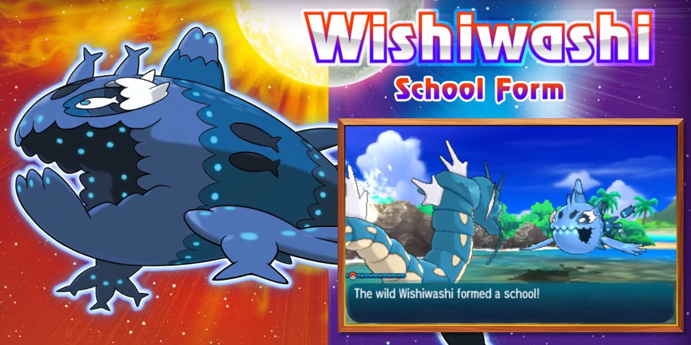 Wishiwashi, from the Pokemon SM Evolutions trailer