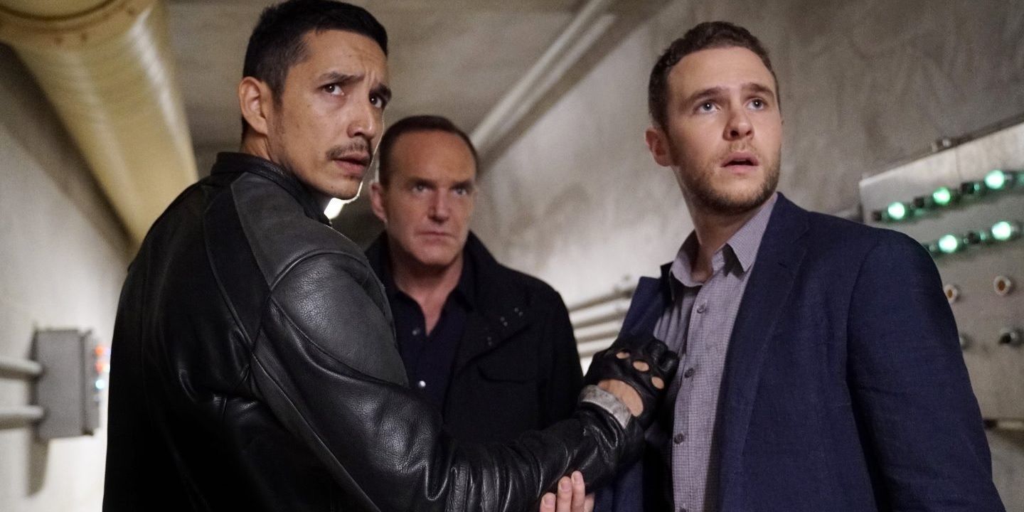 Agents of SHIELD - Robbie Reyes, Phil Coulson and Leo Fitz