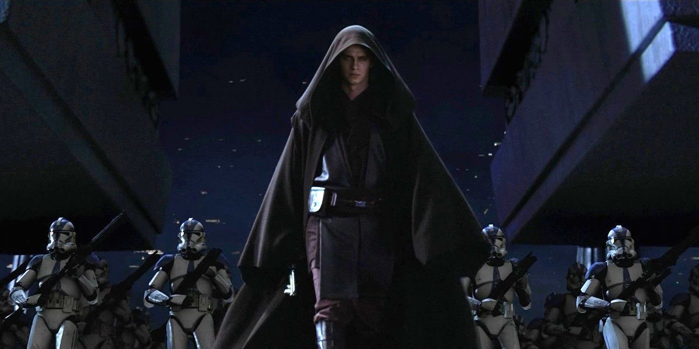Anakin leads Clones to the Temple in Revenge of the Sith