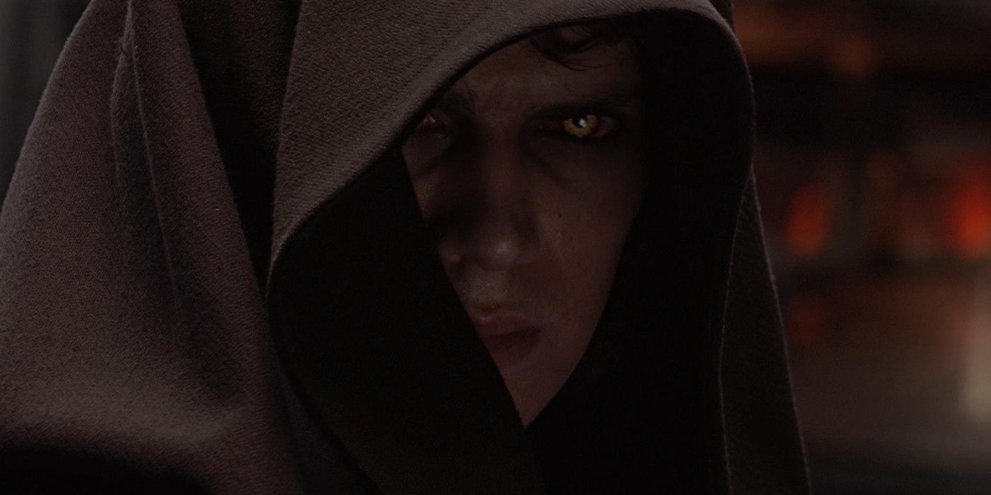 Anakin Skywalker hunts the Separatists on Mustafar in The Revenge of the Sith