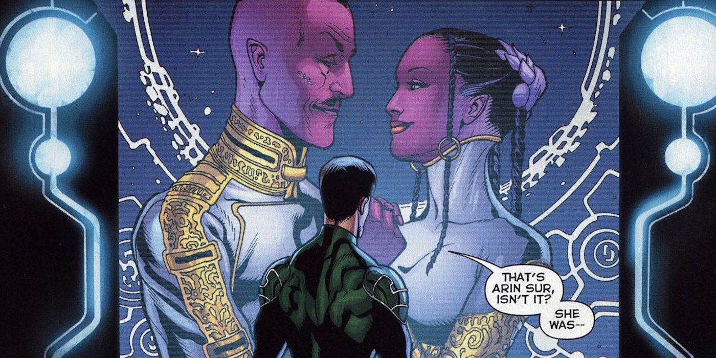 Arin Sur Sinestro Hal Jordan