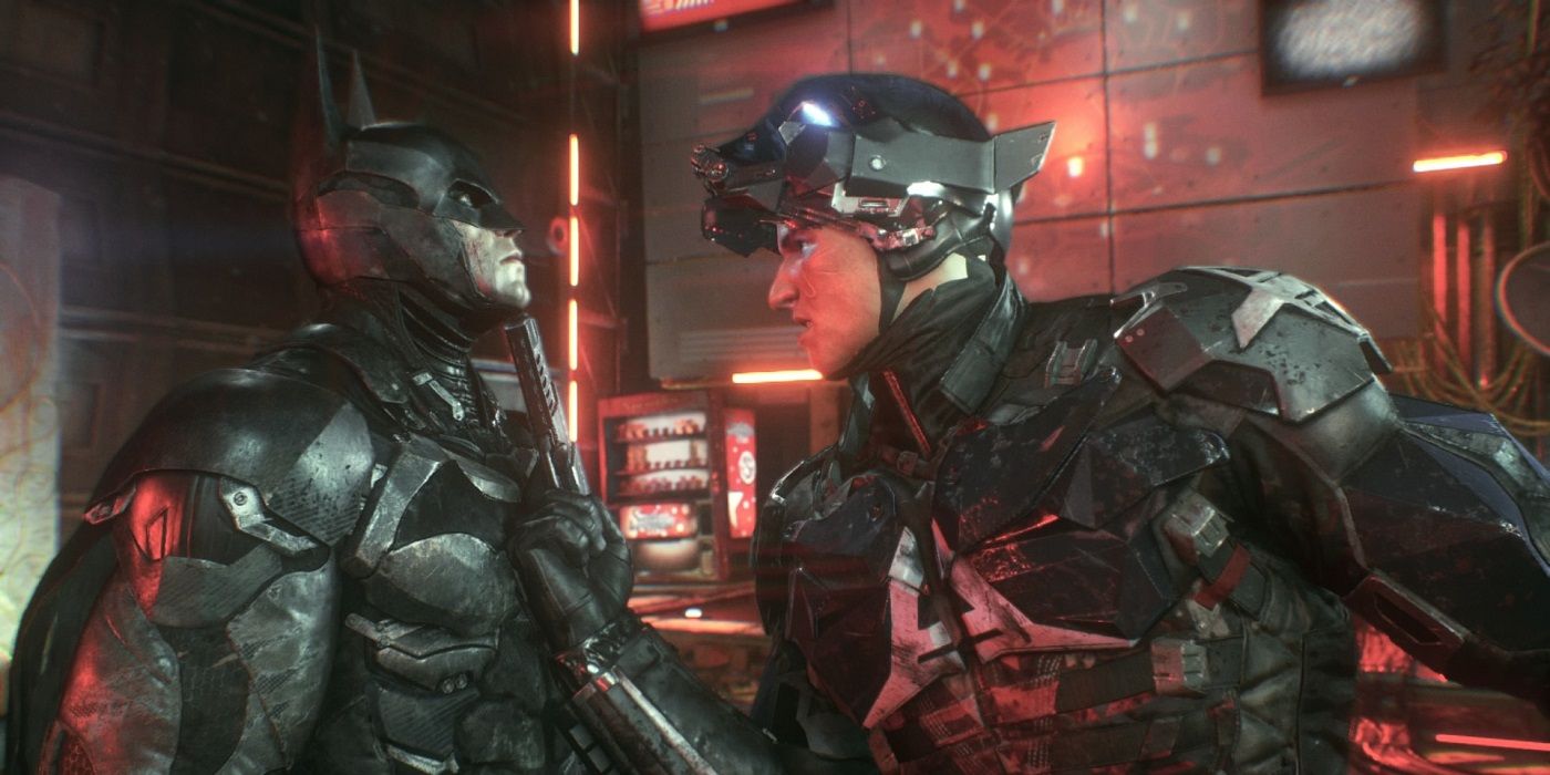 Jason Todd confronts Batman in Batman: Arkham Knight,