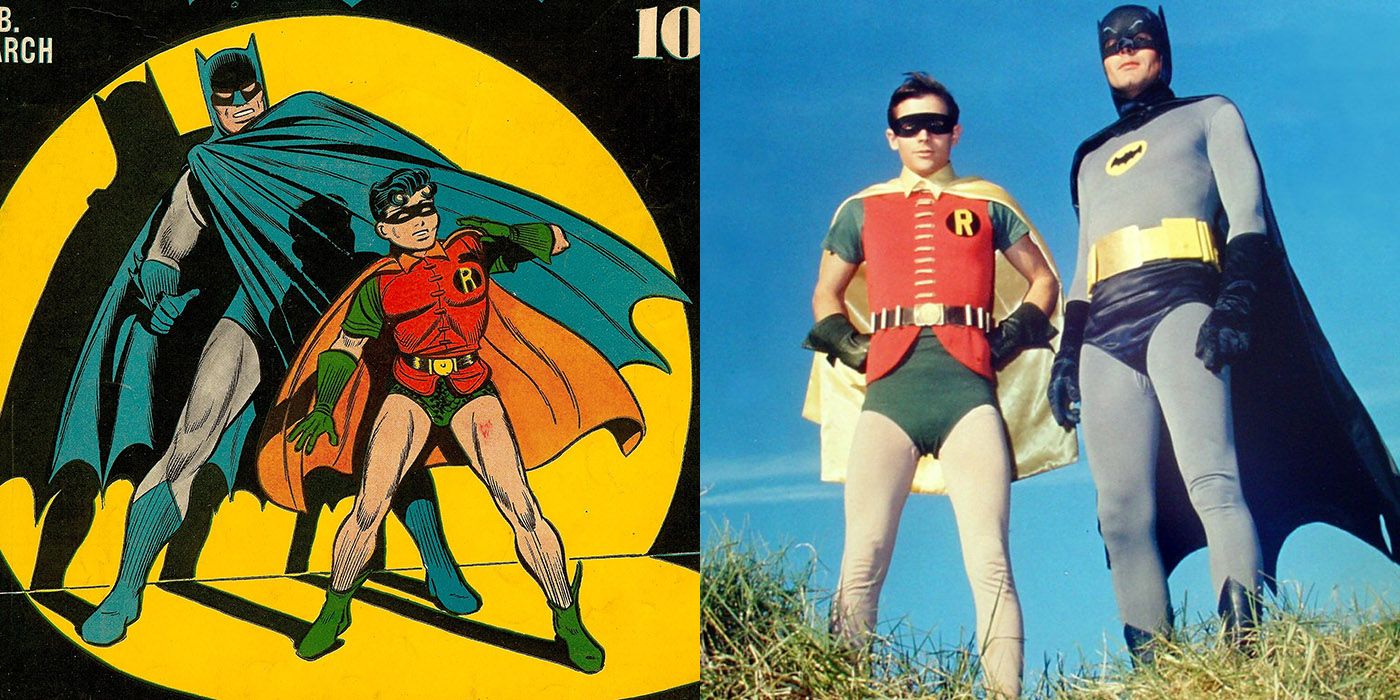 Batman and Robin from the 50s and 60s