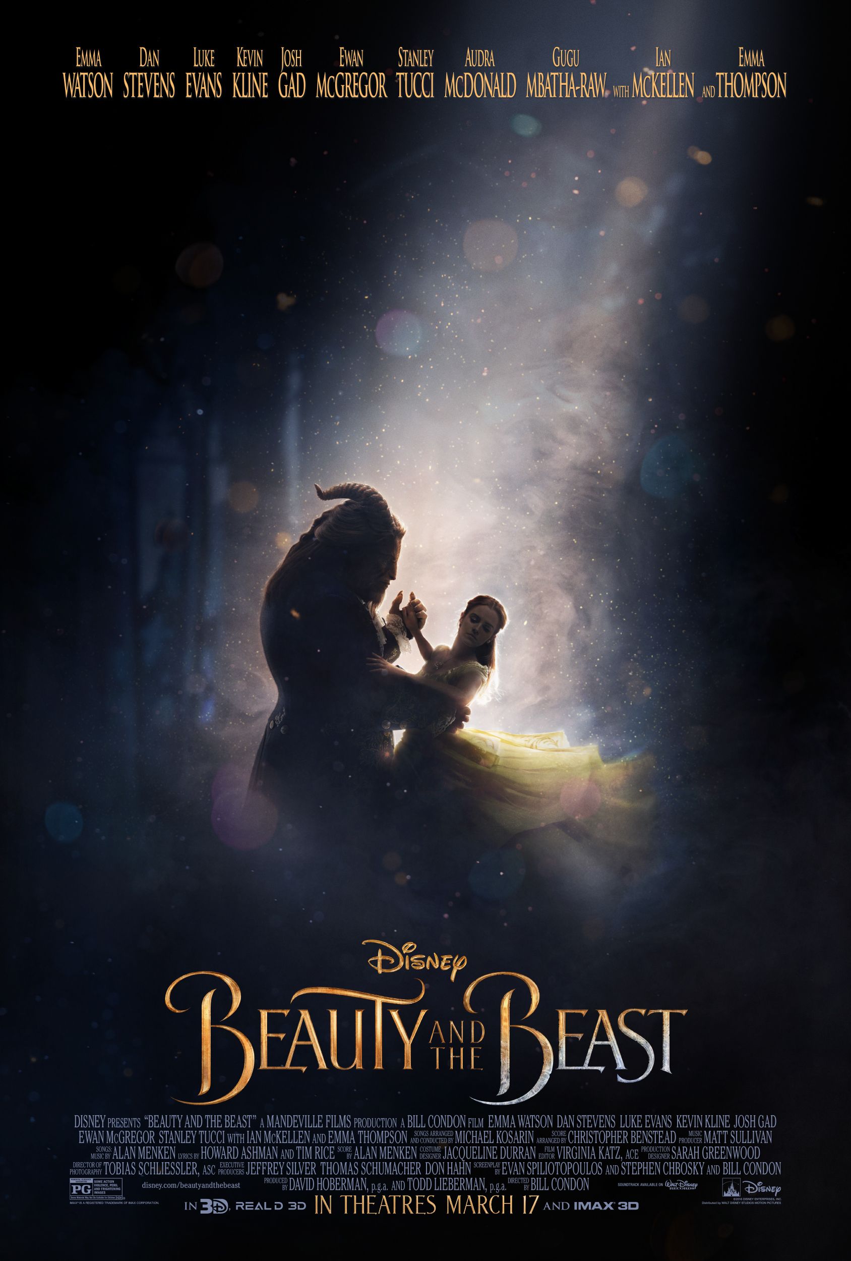 Beauty and the Beast 2017 Poster Dance