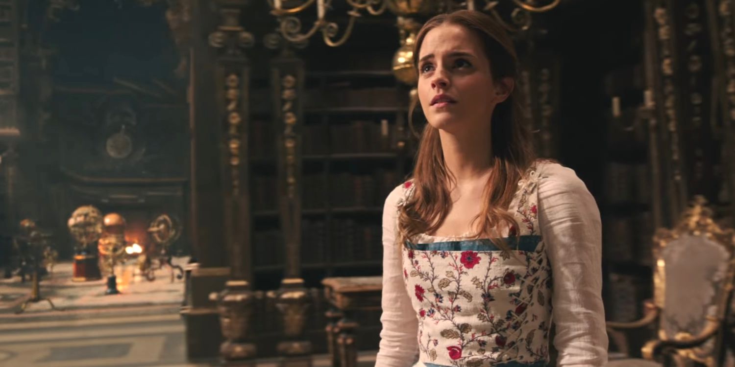 Beauty and the Beast Trailer - Belle in the library
