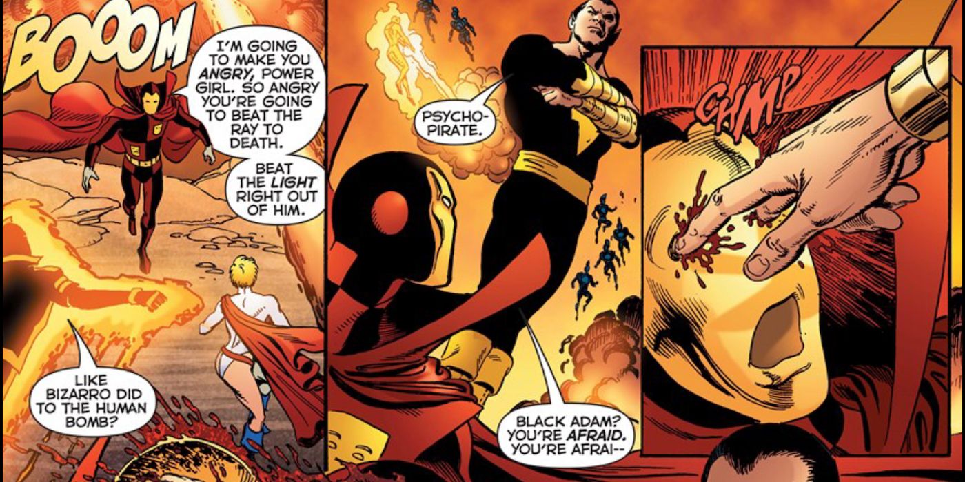 Black Adam kills Psycho-Pirate in