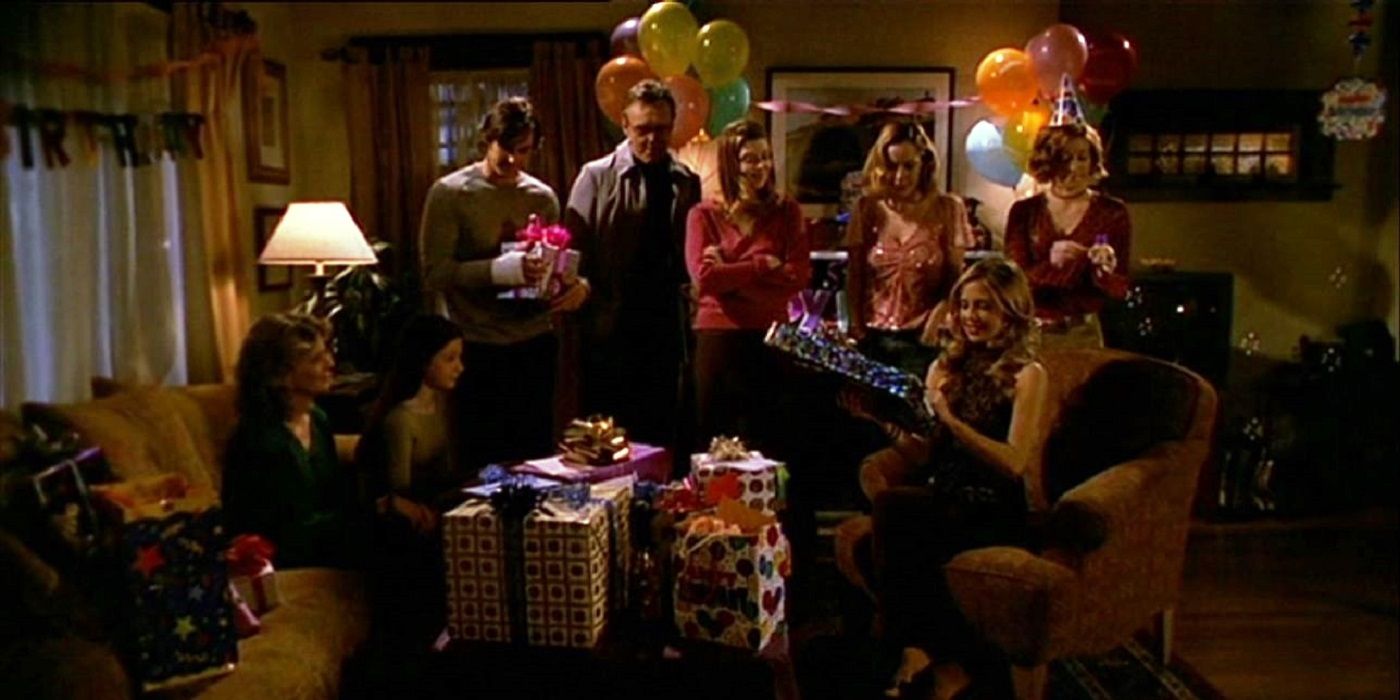 Buffy's birthday party in Buffy the Vampire Slayer
